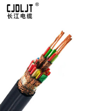 DJYPVR：对绞铜线编织分屏蔽PVC护套软计算机电缆线